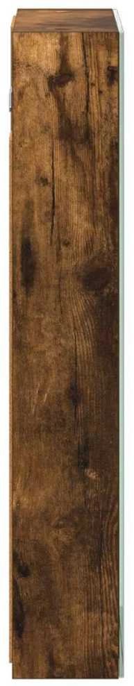 Vonios veidrodžio spinta Rūkyta ąžuolas 40 x 10,5 x 60,5 cm