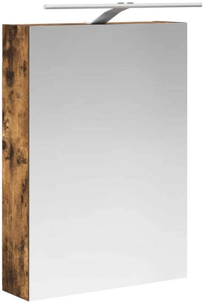 Vonios veidrodžio spinta Rūkyta ąžuolas 50 x 14,5 x 70 cm