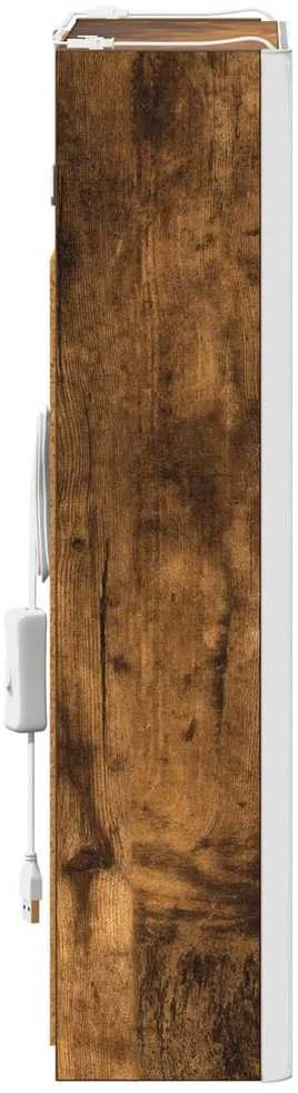 Vonios veidrodžio spinta Rūkyta ąžuolas 33 x 11,5 x 50 cm