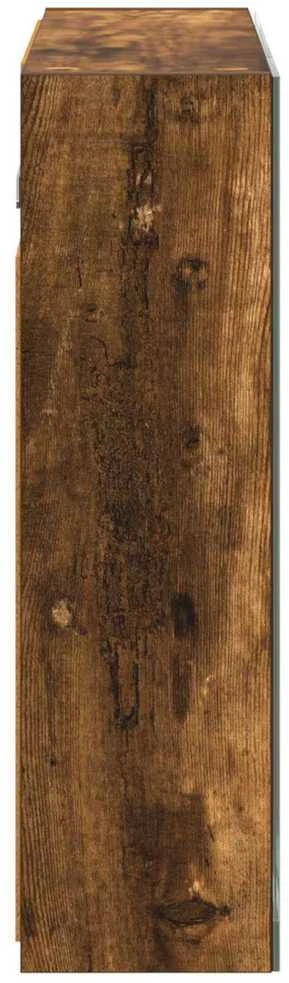 Vonios veidrodžio spinta Rūkyta ąžuolas 60 x 14,5 x 50 cm