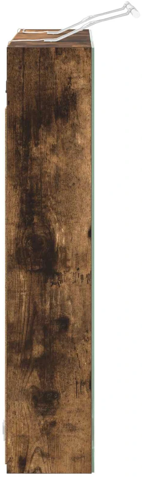 Vonios veidrodžio spinta Rūkyta ąžuolas 70 x 14,5 x 70 cm
