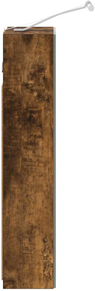 Vonios veidrodžio spinta Rūkyta ąžuolas 30 x 10,5 x 50 cm