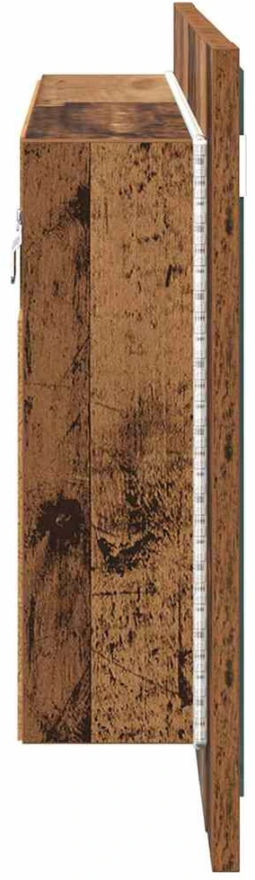 Vonios veidrodžio spinta Senovinis medis 80 x 12 x 45 cm