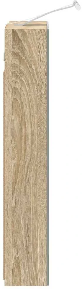 Vonios veidrodžio spinta Sonoma ąžuolas 40 x 10,5 x 60,5 cm