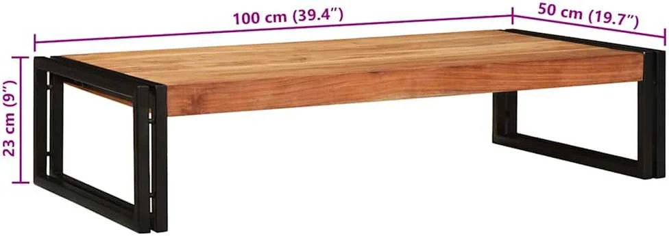Vonos lentyna Ruda 100 x 50 x 23 cm Kietos akacijos mediena