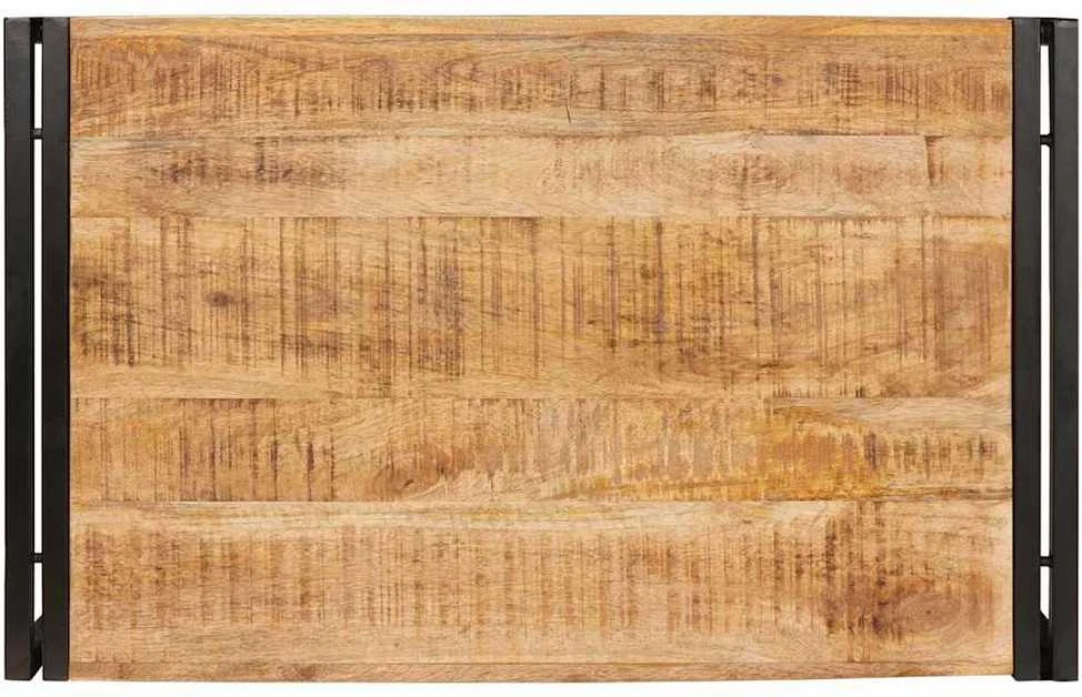 Vonos lentyna Ruda 80 x 50 x 23 cm Kietas šiurkštus mango medis