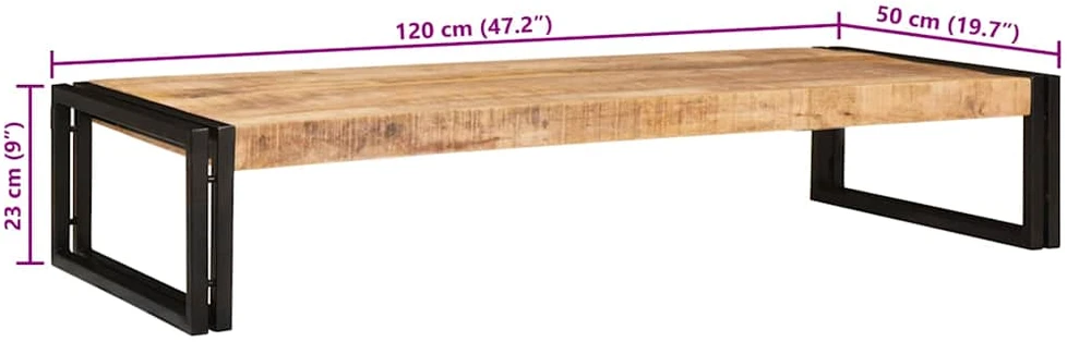 Vonos lentyna Ruda 120 x 50 x 23 cm