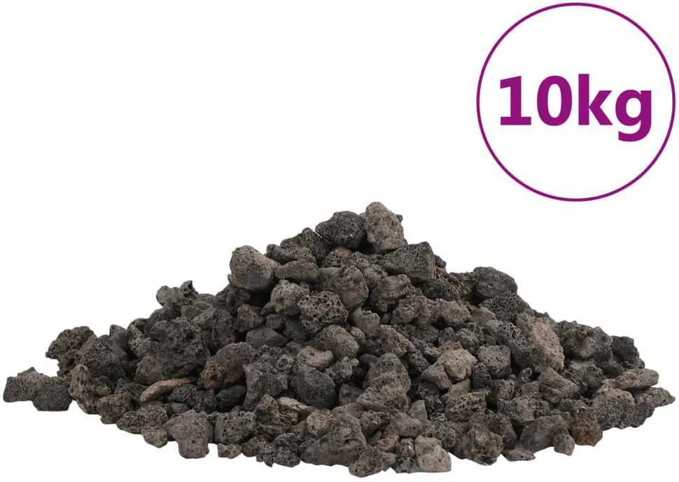 Vulkaninės uolienos, juodos spalvos, 10kg, 1–2cm