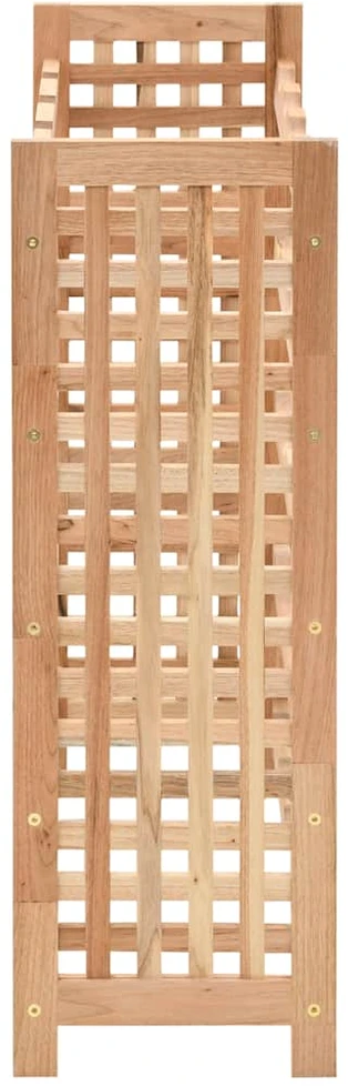 Vyno laikiklis 25 buteliams, 63x25x73cm, riešutmedžio masyvas
