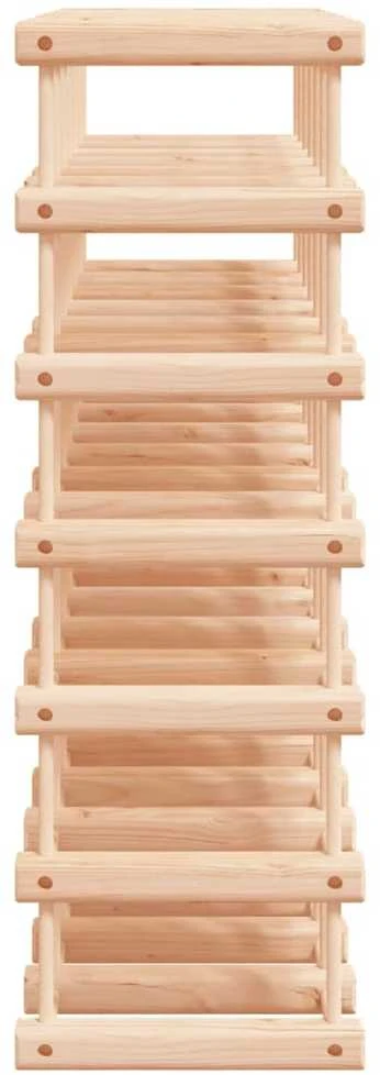 Vyno laikiklis 42 buteliams, 68,5x23x68,5cm, pušies masyvas