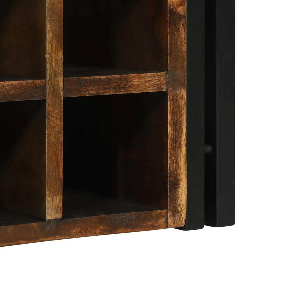 Vyno stovas 2 vnt. 46 x 35 x 27,5 cm Kietas atkurtas medis