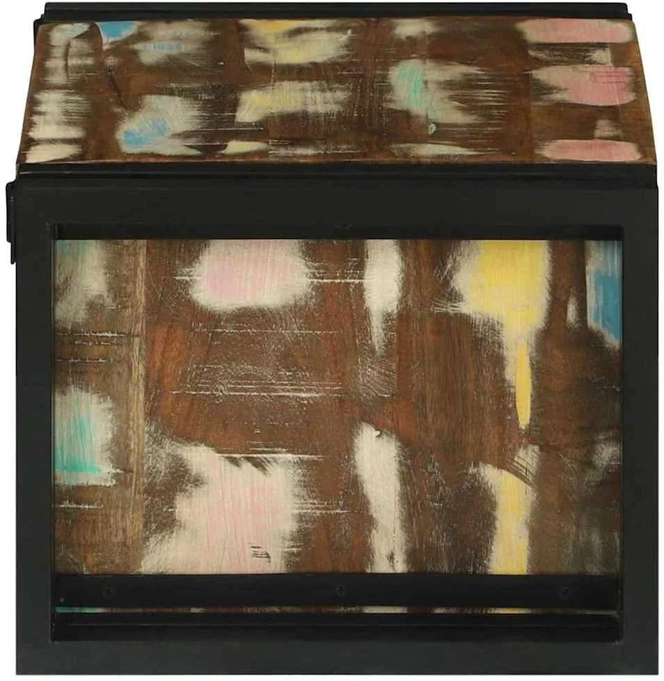 Vyno stovas 2 vnt. 46 x 35 x 27,5 cm Kietas atkurtas medis
