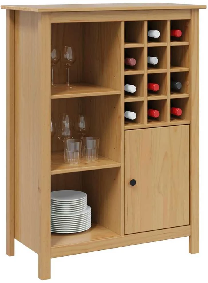 Vyno spinta HILL Medus ruda 79.5 x 40 x 107.5 cm