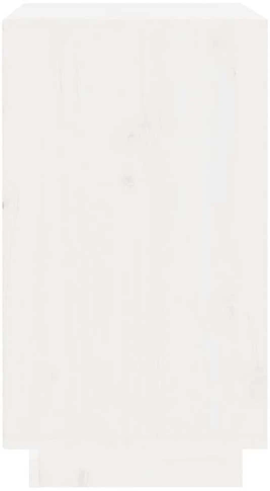 Vyno spintelė, balta, 55,5x34x61cm, pušies medienos masyvas