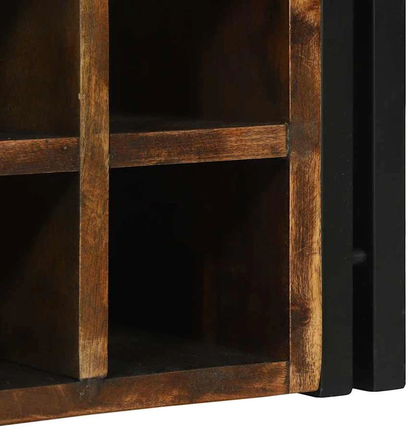 Vyno stovas 2 vnt. 46 x 35 x 27,5 cm Kietas atkurtas medis