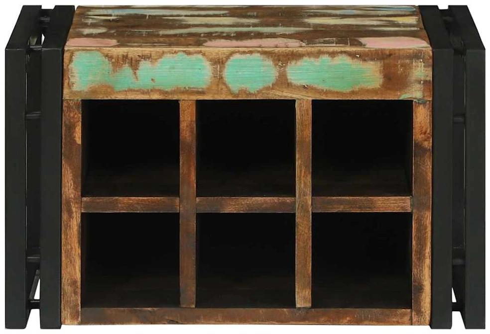 Vyno stovas 2 vnt. 46 x 35 x 27,5 cm Kietas atkurtas medis