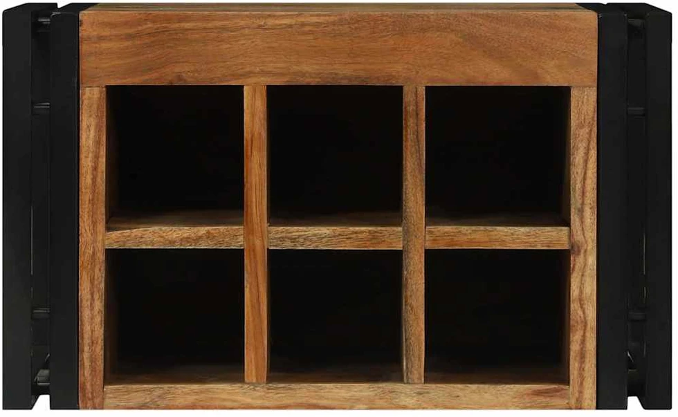 Vyno stovas 2 vnt. 46 x 35 x 27,5 cm Kietos akacijos mediena