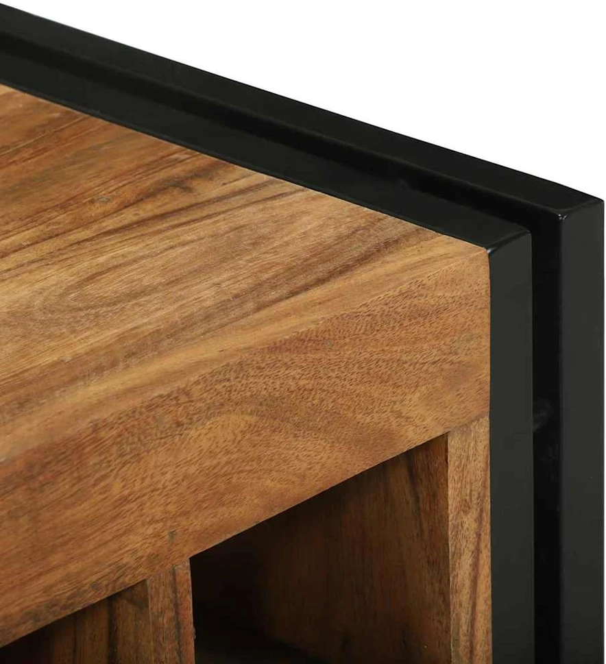 Vyno stovas 2 vnt. 46 x 35 x 27,5 cm Kietos akacijos mediena
