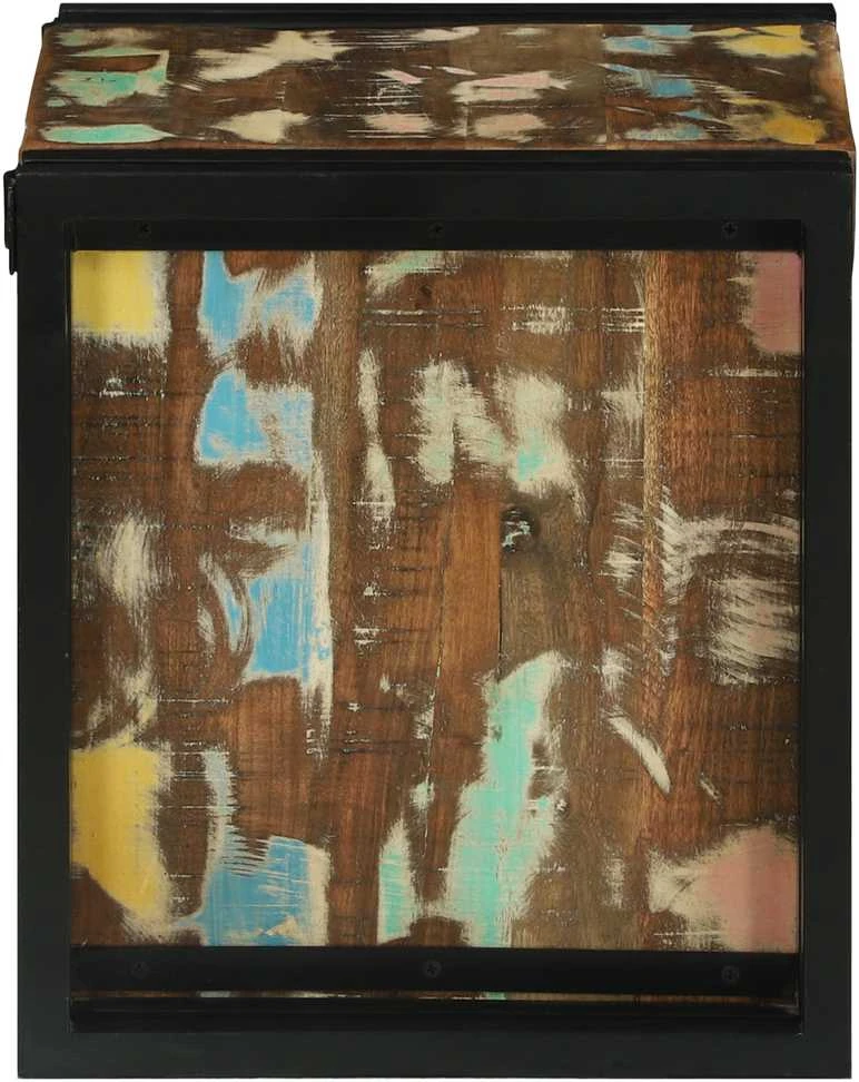 Vyno stovas 35 x 35 x 39 cm Kietas atkurtas medis