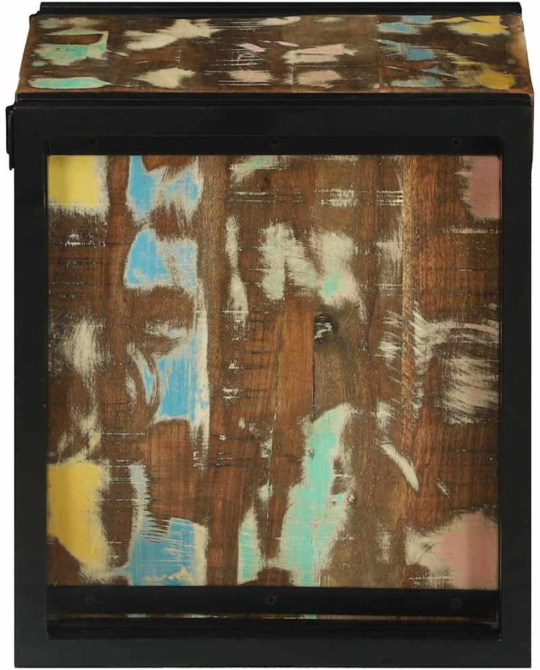 Vyno stovas 35 x 35 x 39 cm Kietas atkurtas medis