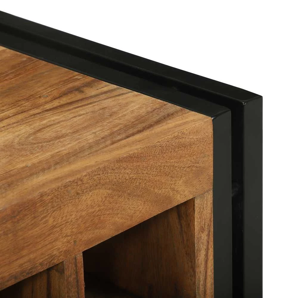 Vyno stovas 2 vnt. 46 x 35 x 27,5 cm Kietos akacijos mediena