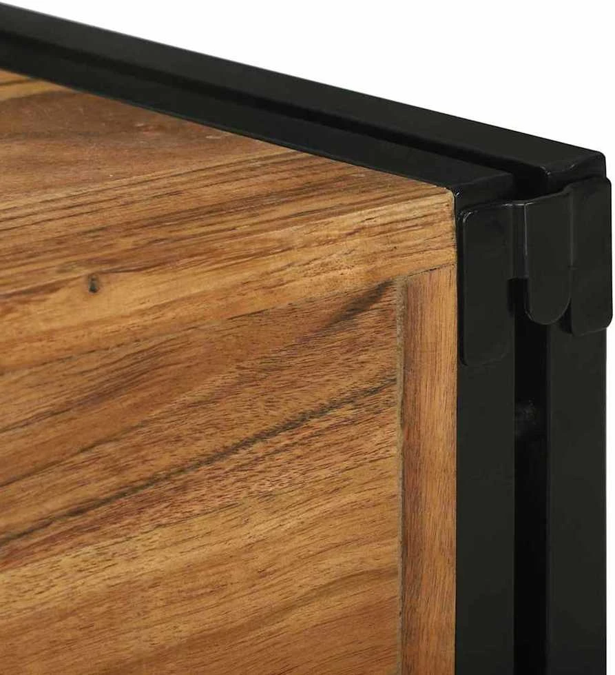 Vyno stovas 2 vnt. 46 x 35 x 27,5 cm Kietos akacijos mediena