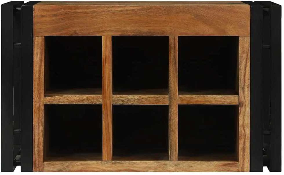 Vyno stovas 2 vnt. 46 x 35 x 27,5 cm Kietos akacijos mediena