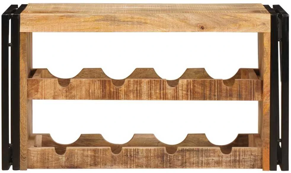 Vyno stovas Ruda 80 x 45 x 33 cm Kietas Rupus Mangų Medis