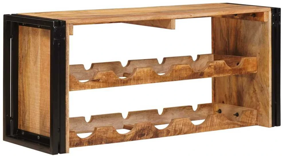 Vyno stovas Ruda 100 x 45 x 33 cm Kietas Rupus Mangų Medis
