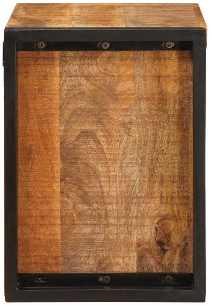 Vyno stovas Ruda 60 x 45 x 33 cm Kietas Rupus Mangų Medis