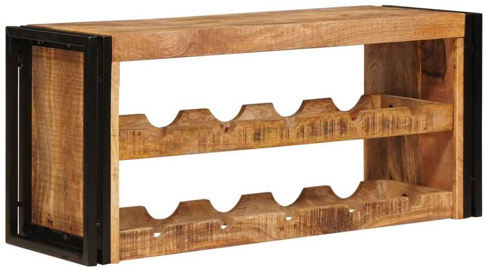 Vyno stovas Ruda 100 x 45 x 33 cm Kietas Rupus Mangų Medis