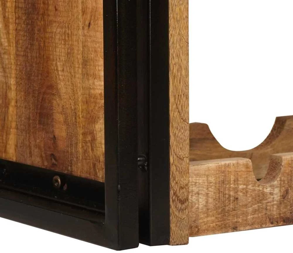 Vyno stovas Ruda 80 x 45 x 33 cm Kietas Rupus Mangų Medis