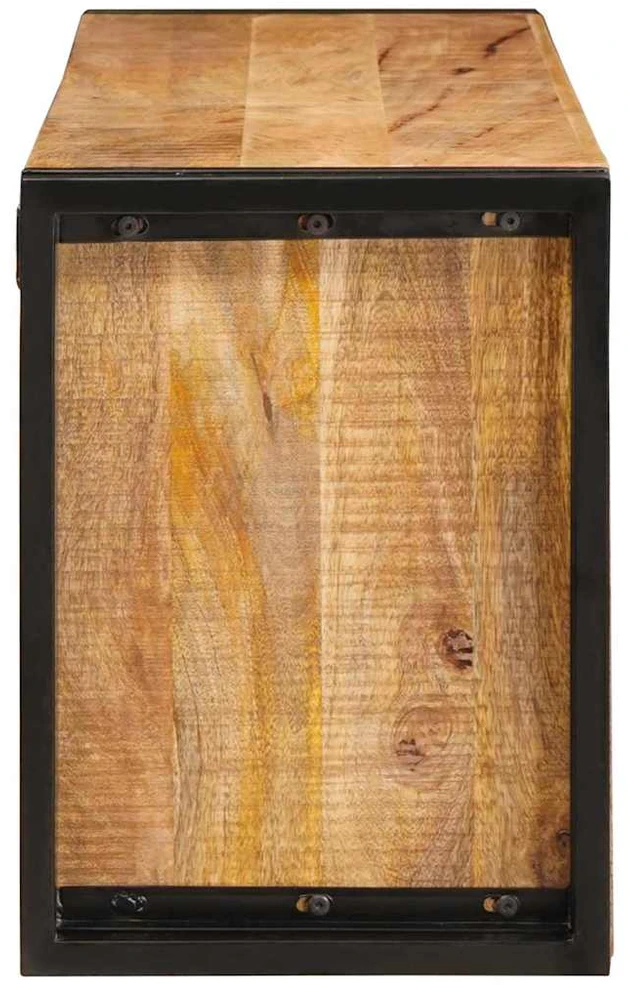 Vyno stovas Ruda 100 x 45 x 33 cm Kietas Rupus Mangų Medis
