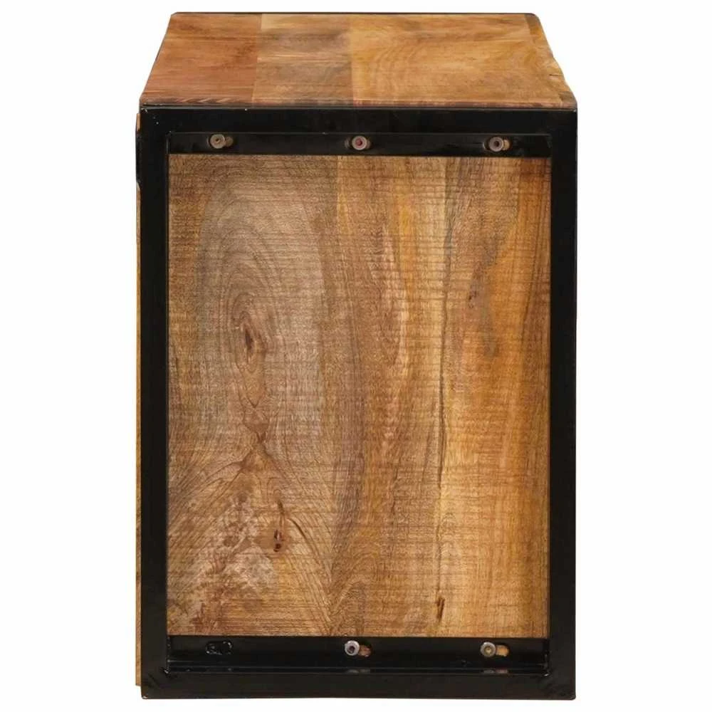 Vyno stovas Ruda 100 x 45 x 33 cm Kietas Rupus Mangų Medis