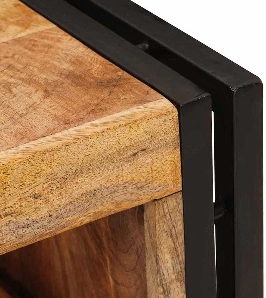 Vyno stovas Ruda 100 x 45 x 33 cm Kietas Rupus Mangų Medis