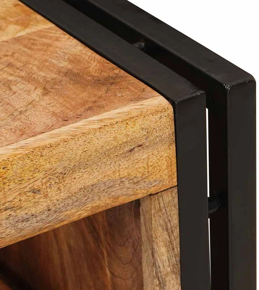 Vyno stovas Ruda 100 x 45 x 33 cm Kietas Rupus Mangų Medis