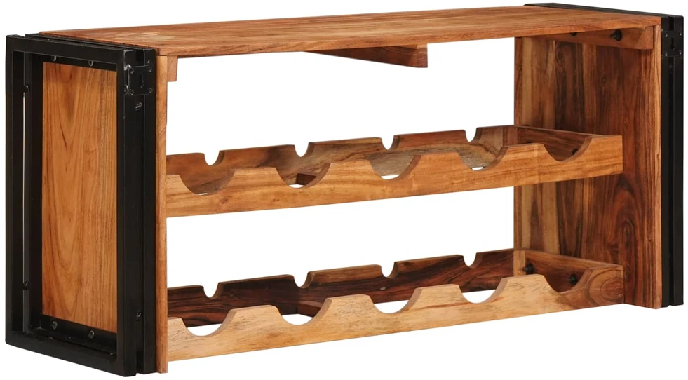 Vyno stovas Ruda 100 x 45 x 33 cm Kietos akacijos mediena