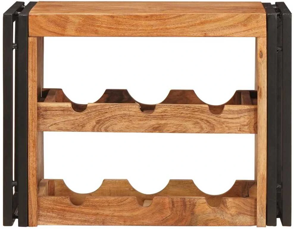 Vyno stovas Ruda 60 x 45 x 33 cm Kietos akacijos mediena