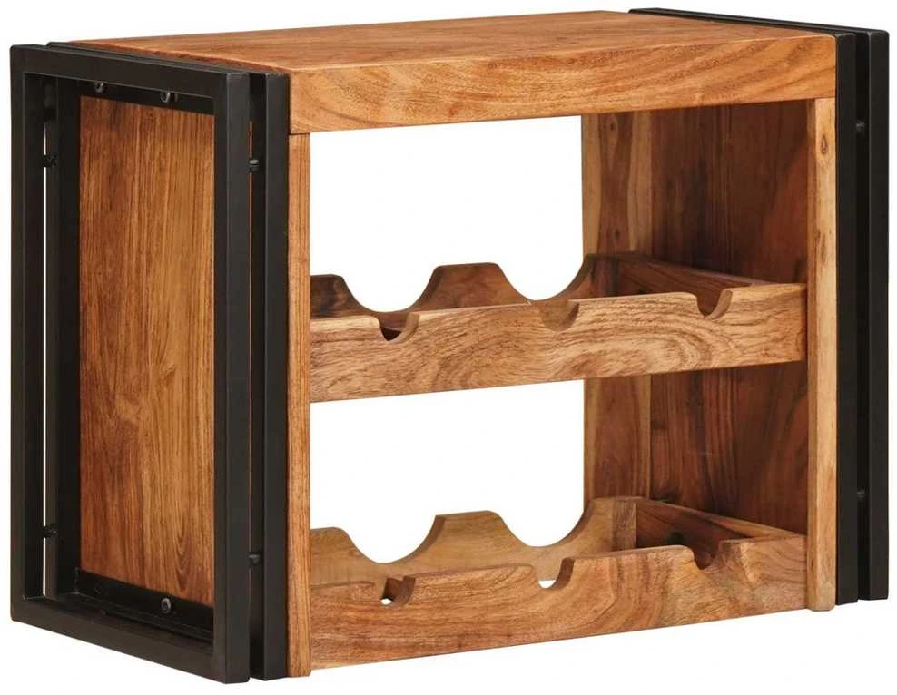 Vyno stovas Ruda 60 x 45 x 33 cm Kietos akacijos mediena