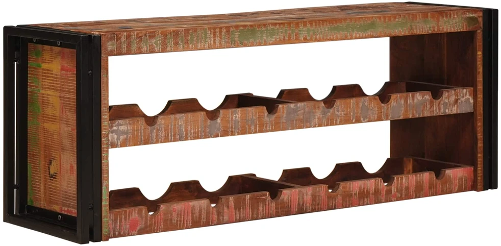 Vyno stovas Ruda 120 x 45 x 33 cm Kieta atnaujinta mediena