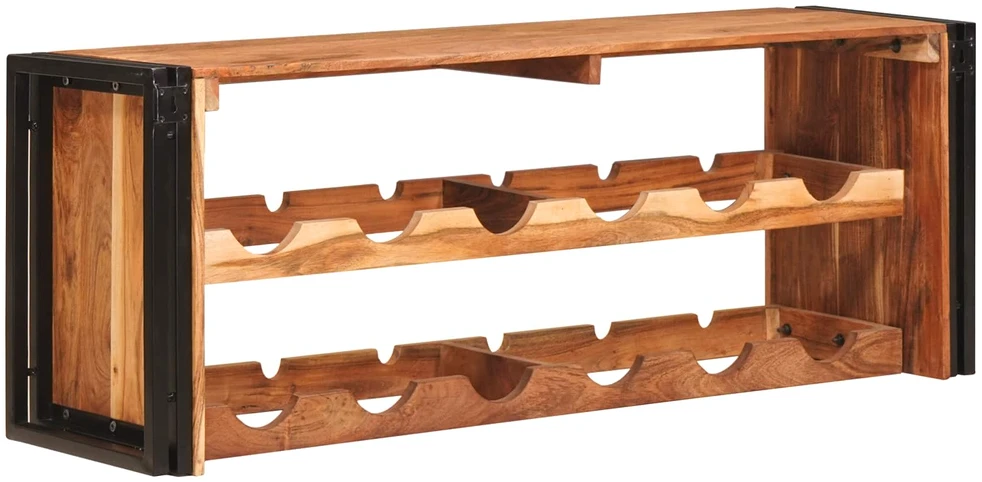 Vyno stovas Ruda 120 x 45 x 33 cm Kietos akacijos mediena