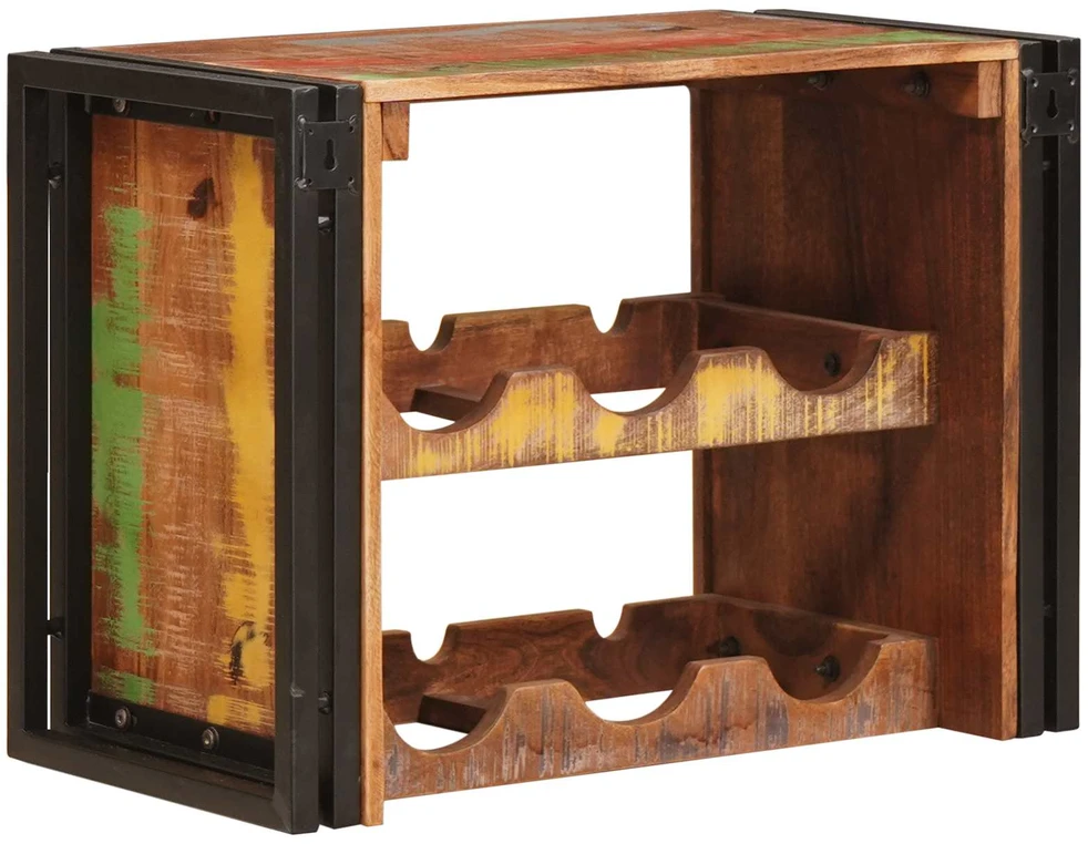 Vyno stovas Ruda 60 x 45 x 33 cm Kieta atnaujinta mediena