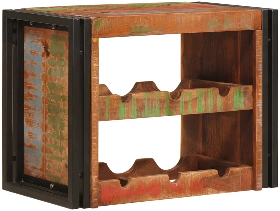 Vyno stovas Ruda 60 x 45 x 33 cm Kieta atnaujinta mediena
