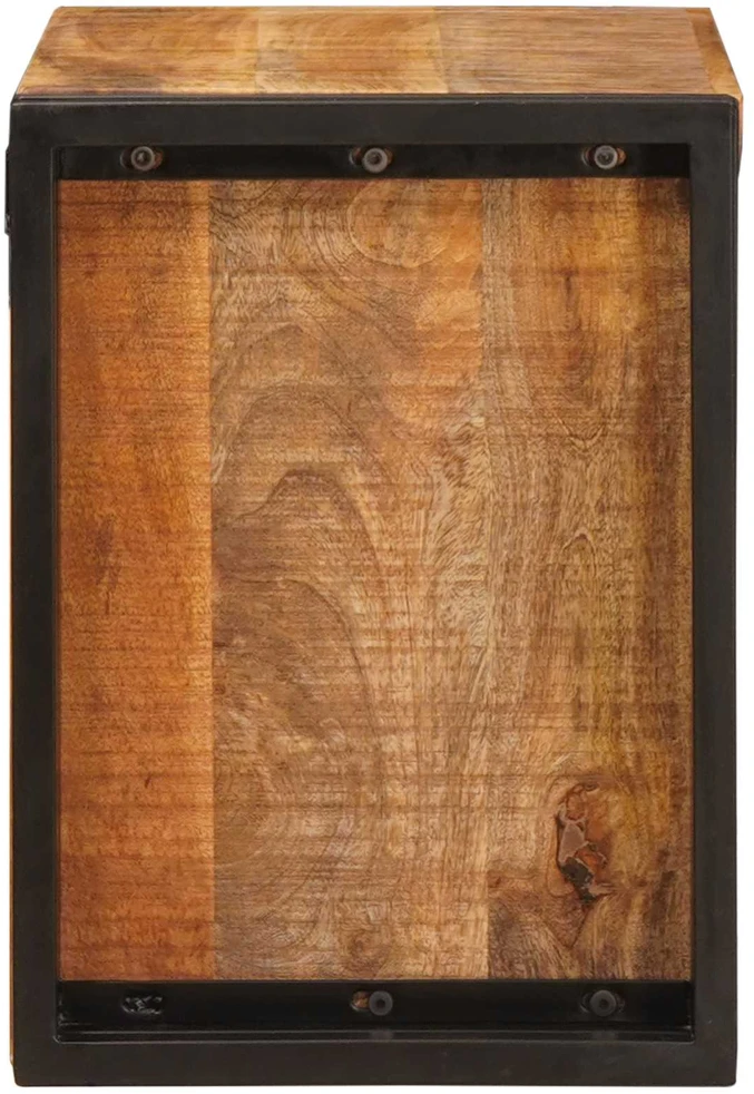 Vyno stovas Ruda 60 x 45 x 33 cm Kietas Rupus Mangų Medis
