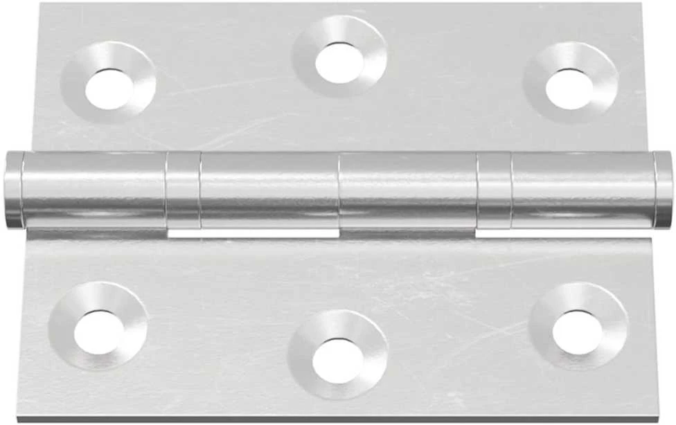 Vyrius 2 vnt. Sidabrinė 50 x 38 x 1,3 mm Plienas