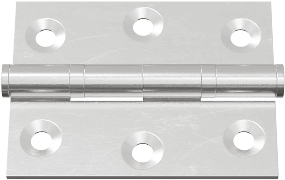 Vyrius 2 vnt. Sidabrinė 50 x 38 x 1,3 mm Plienas
