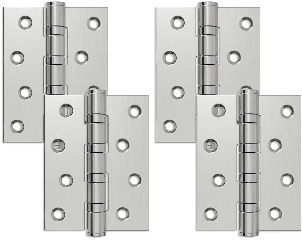 Vyrius 4 vnt. 100 x 78 x 13 mm Sidabrinė Plienas