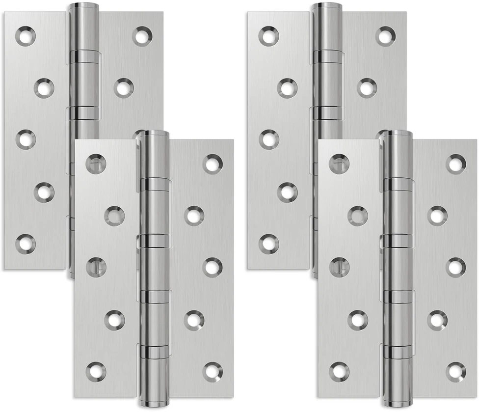 Vyrius 4 vnt. 125 x 75 x 13 mm Sidabrinė Plienas