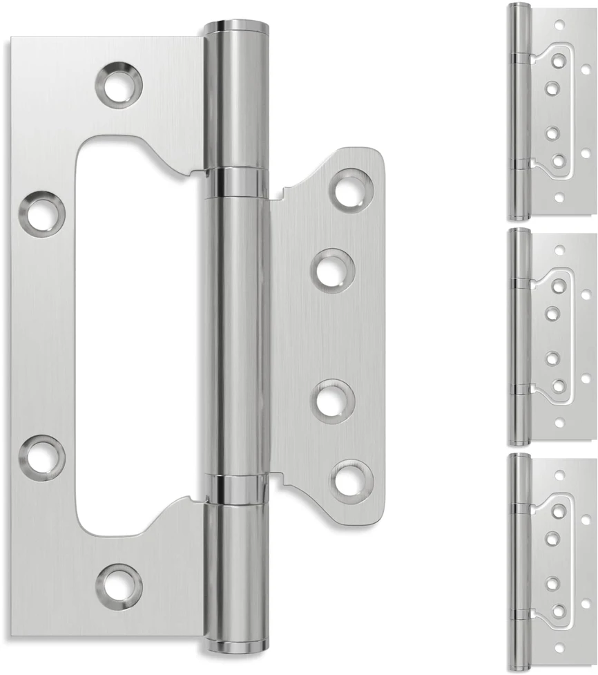 Vyrius 4 vnt. 125 x 78 x 13 mm Sidabrinė Plienas