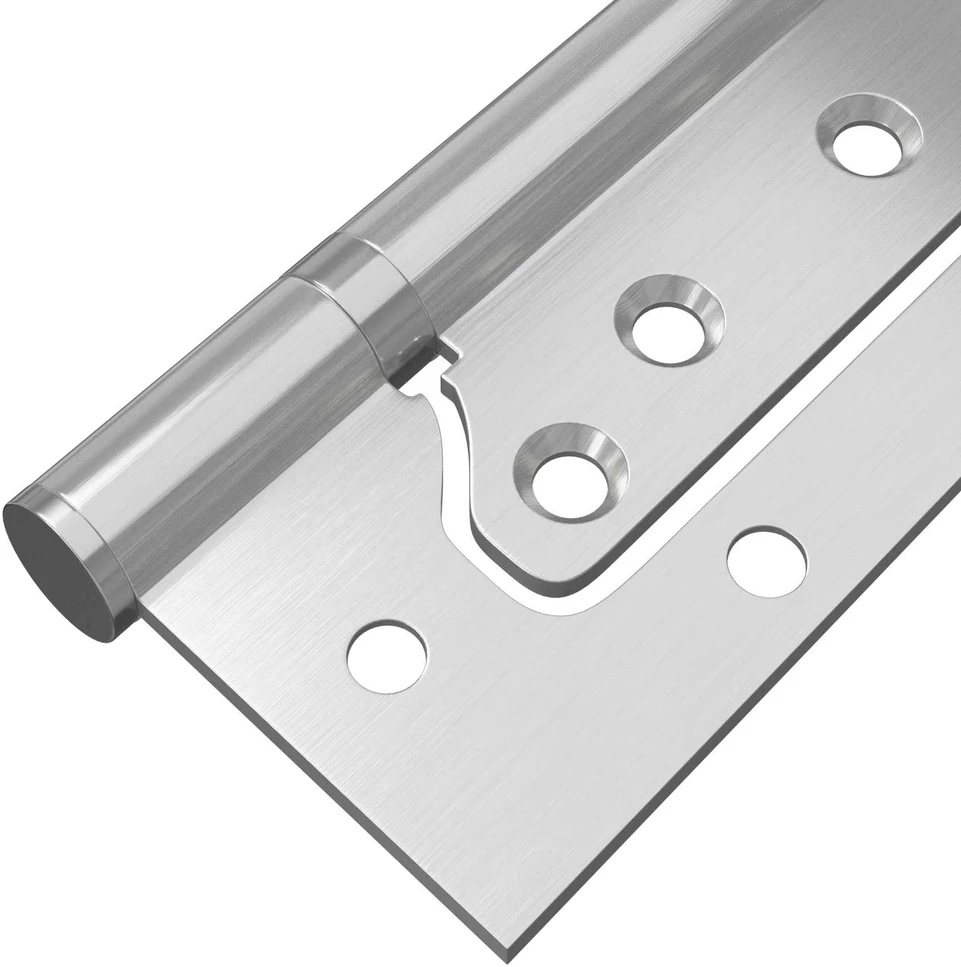 Vyrius 4 vnt. 125 x 78 x 13 mm Sidabrinė Plienas